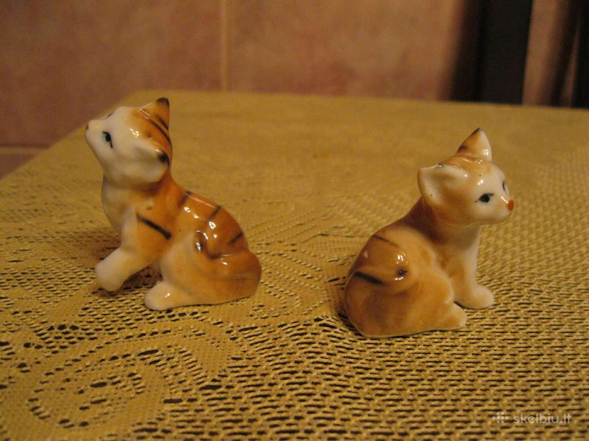 Tigriukai Statuleles 2 Vnt .zr. foto - nuotraukos Nr. 4