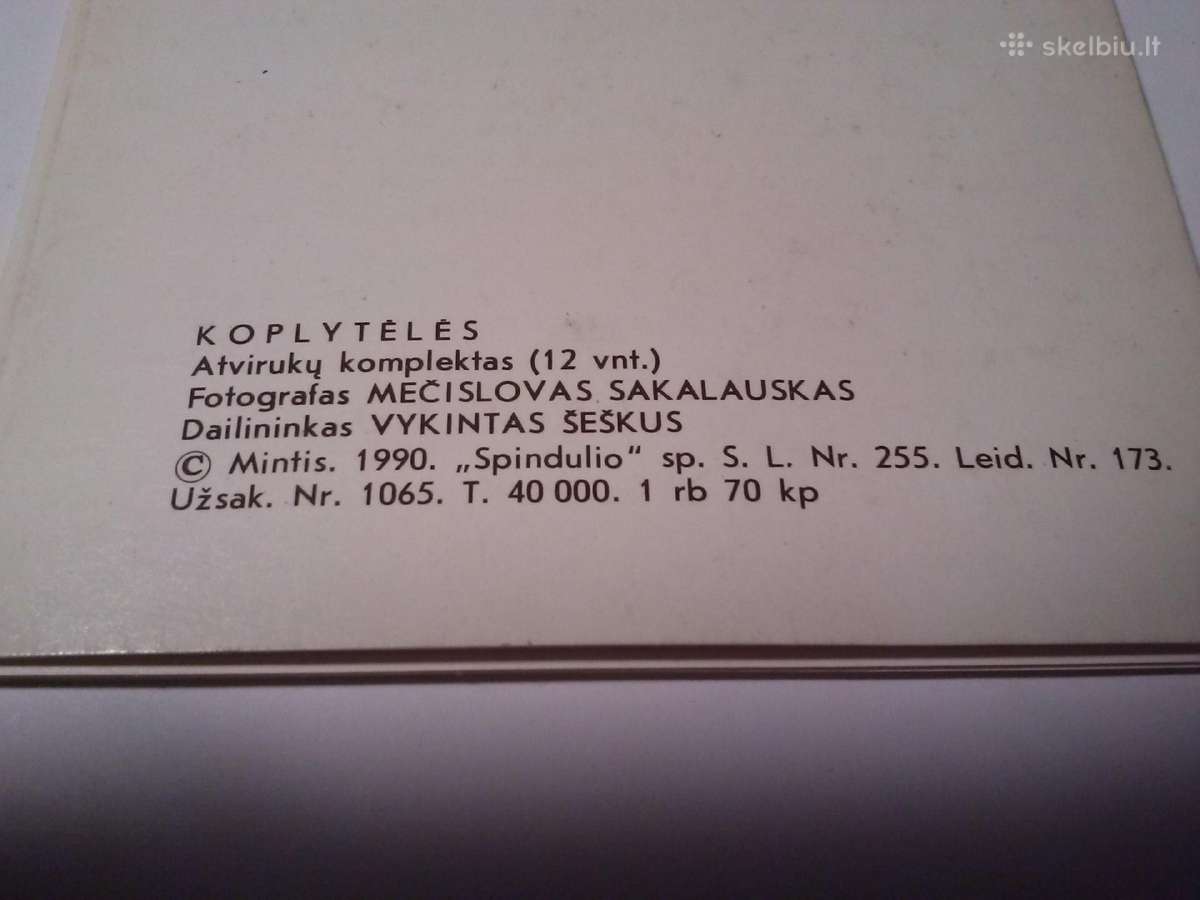 Atvirutes.letuvos Koplyteles. - nuotraukos Nr. 10