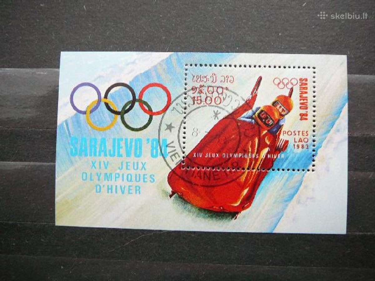 Olimpines ziemos Sarajevas84 Laosas 1983 Ls803