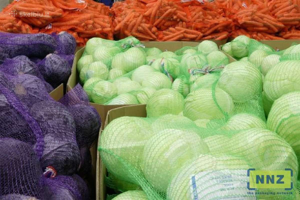 Tinklinė pakuotė daržovėms ir vaisiams - nuotraukos Nr. 12