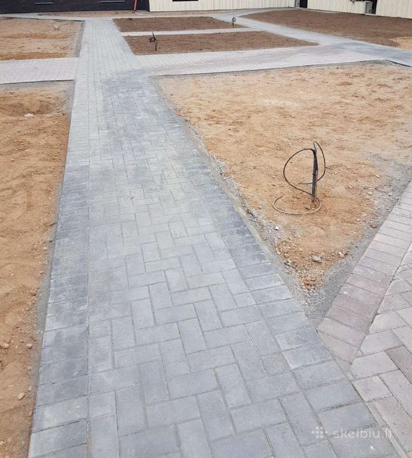 Trinkelių klojimas/trinkelės