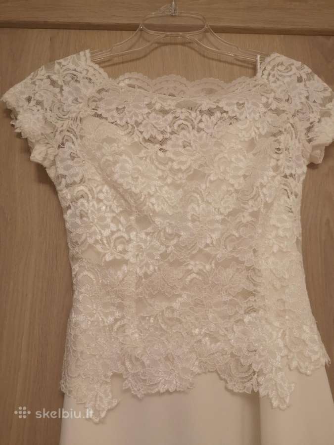 Balta puošni suknelė dabar tik 30 eur! - nuotraukos Nr. 4