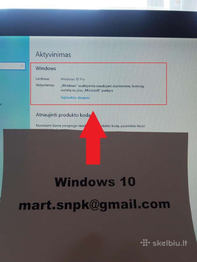 Windows 10/11 Pro / Home 100% veikimas - nuotraukos Nr. 4