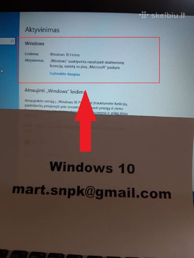 Windows 10/11 Pro / Home 100% veikimas - nuotraukos Nr. 2