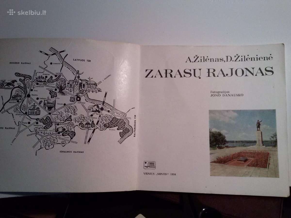 Knyga.zarasu rajonas.1984m - nuotraukos Nr. 2