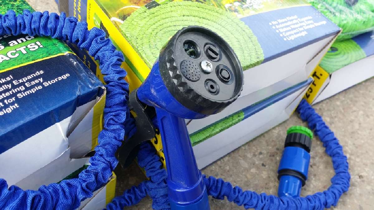 Naujos laistymo žarnos pailgėjančios, su purkštuku - nuotraukos Nr. 13
