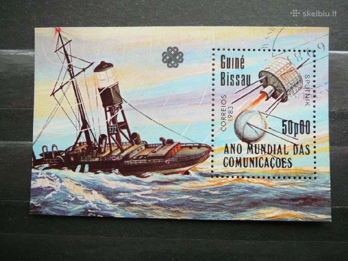 Kosmosas Laivai G. Bisau1983 antsp. blk834