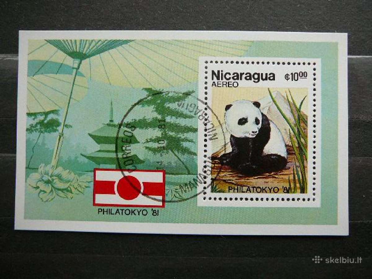 Pandos Meskos Nikaragva 1981 antsp. nkr837