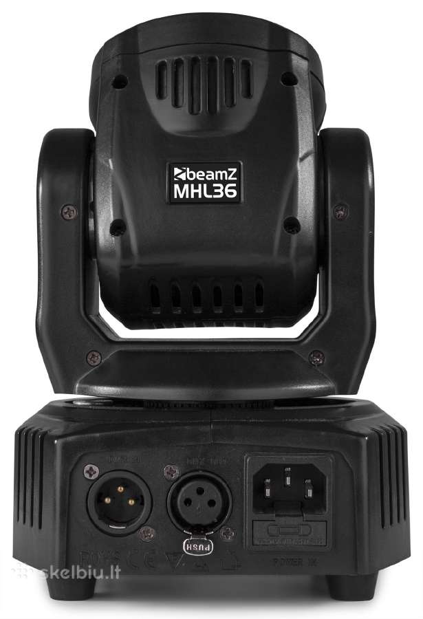 Judančios galvos Beamz Mhl36 2vnt+krepšys - nuotraukos Nr. 6