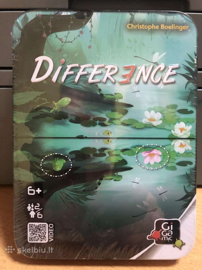 Parduodu naują kortinį žaidimą Difference