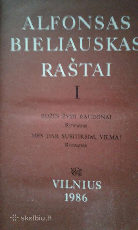 A.bieliauskas _raštai ,4 tomai - nuotraukos Nr. 3