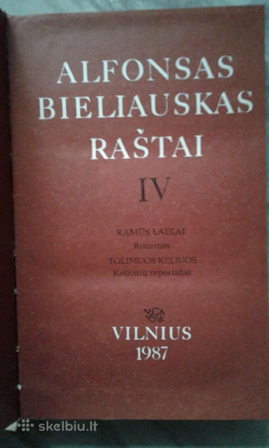 A.bieliauskas _raštai ,4 tomai - nuotraukos Nr. 5