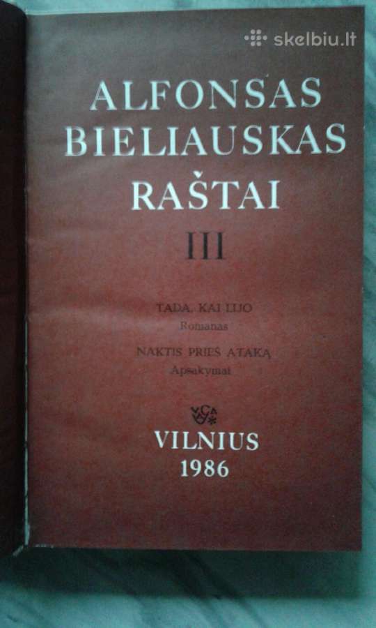 A.bieliauskas _raštai ,4 tomai - nuotraukos Nr. 6