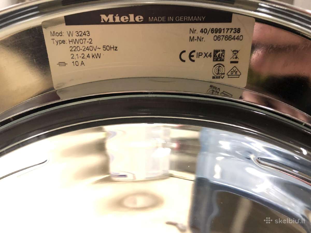 Miele W 3243 - nuotraukos Nr. 8