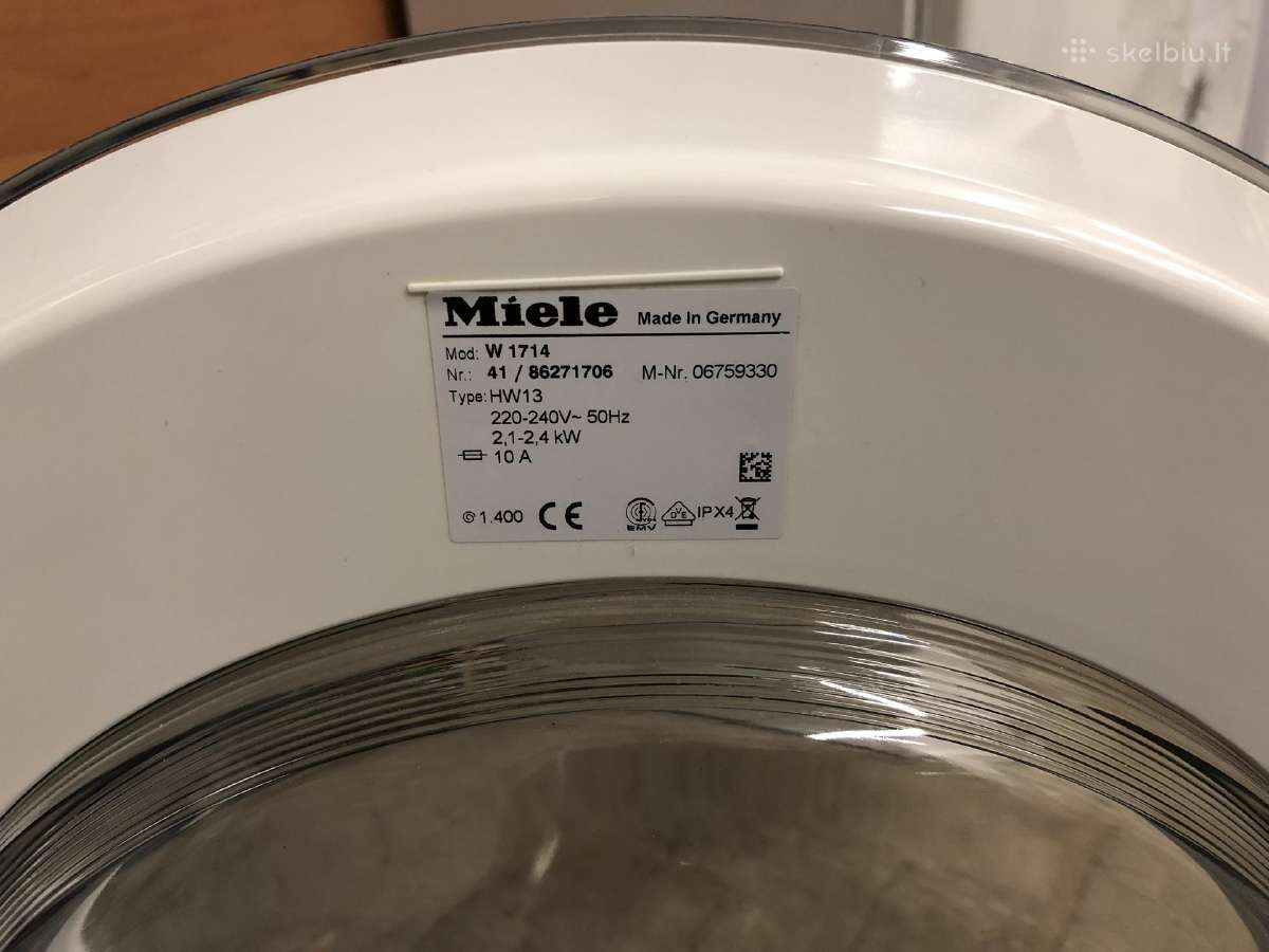 Miele W 1714 - nuotraukos Nr. 4