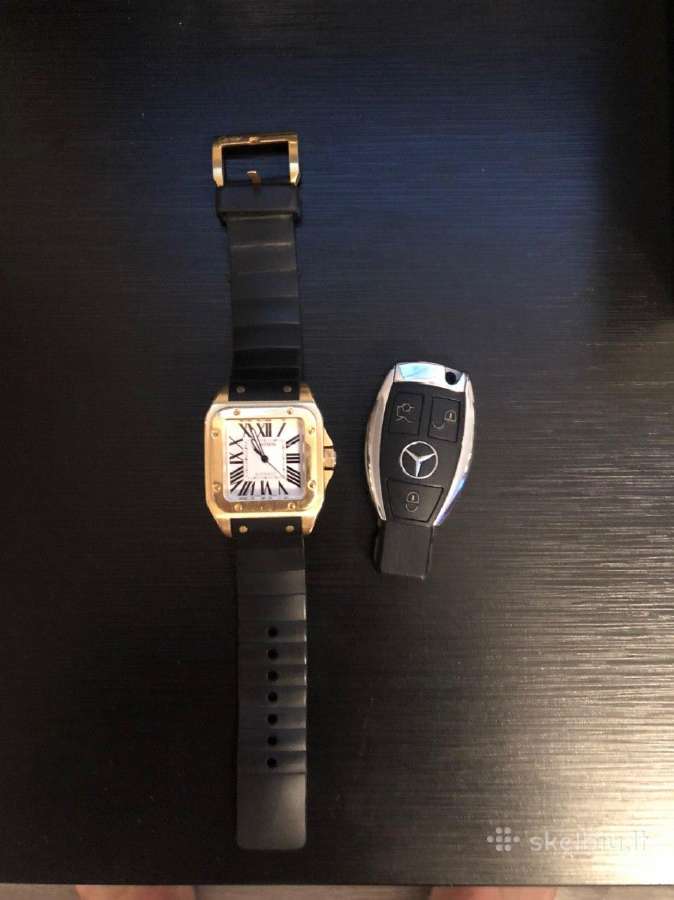 Cartier santos 100 XL, 18k, yellow gold - nuotraukos Nr. 4