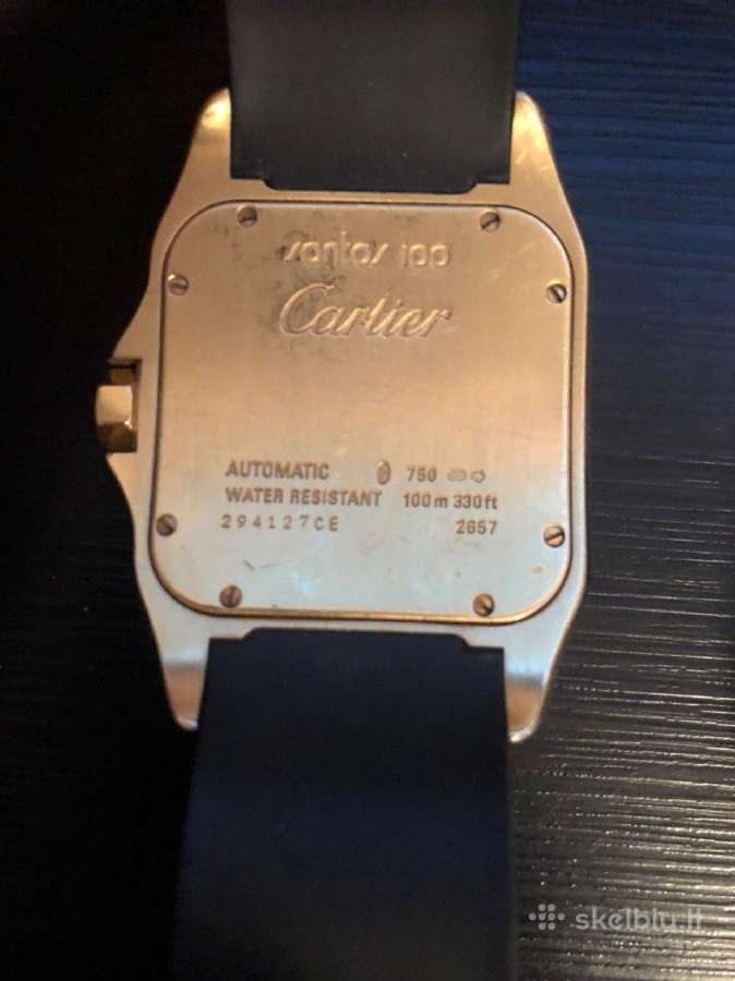 Cartier santos 100 XL, 18k, yellow gold - nuotraukos Nr. 3
