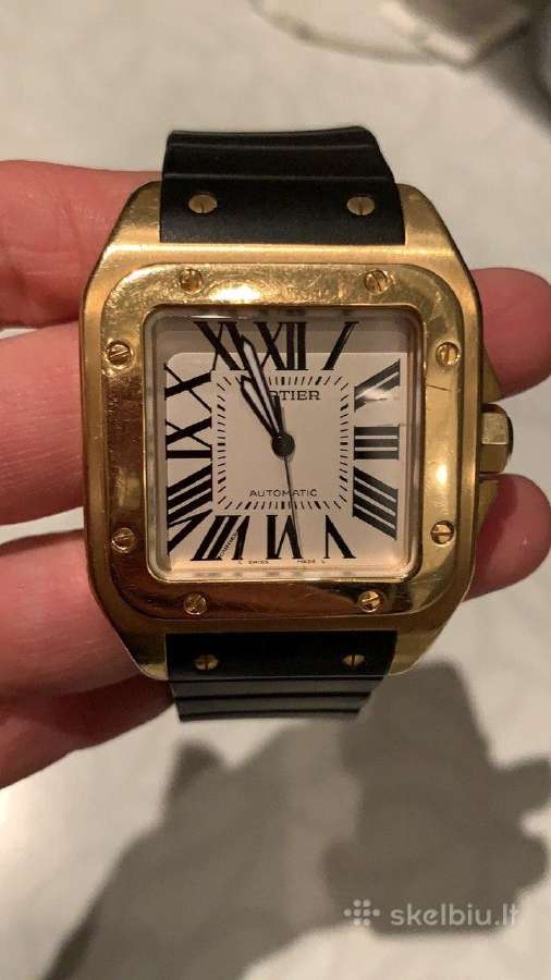 Cartier santos 100 XL, 18k, yellow gold - nuotraukos Nr. 5