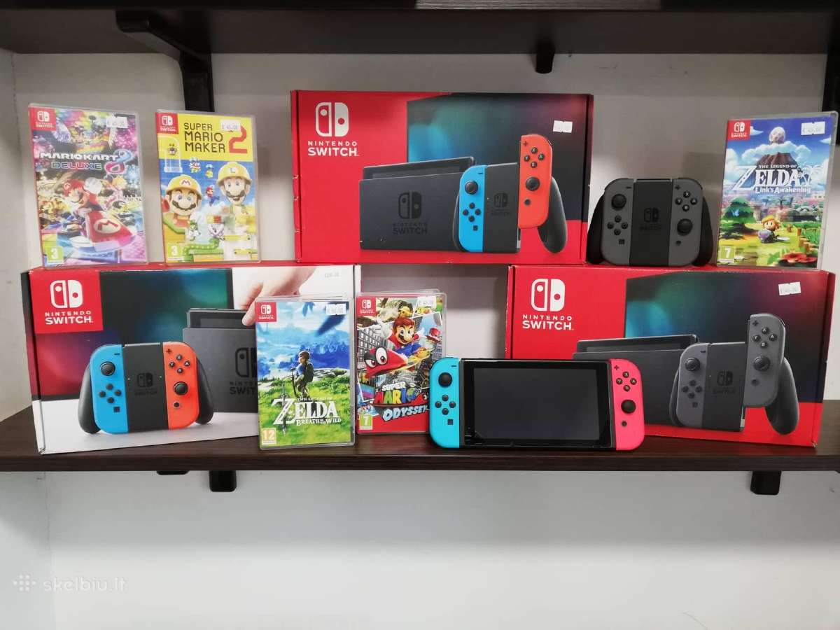 Nintendo Switch Konsolės Su Garantijom - nuotraukos Nr. 2
