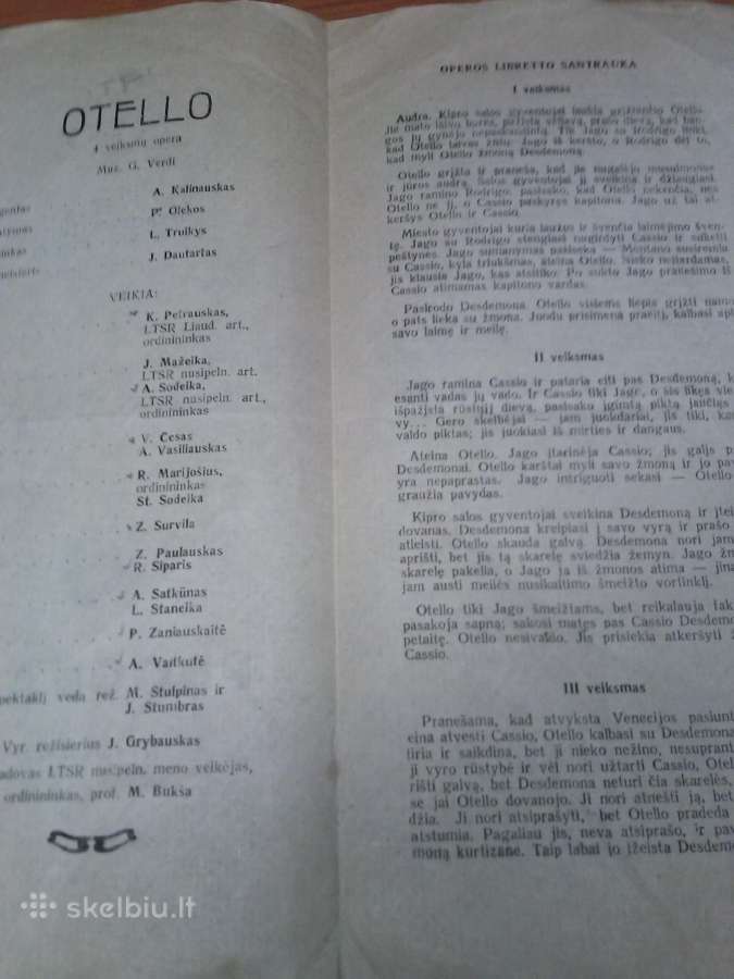 Teatro programa. 1948-1949m - nuotraukos Nr. 2