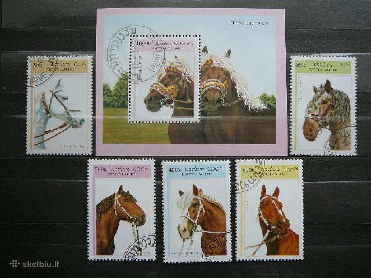 Arkliai Laosas 1996 antsp. la1538