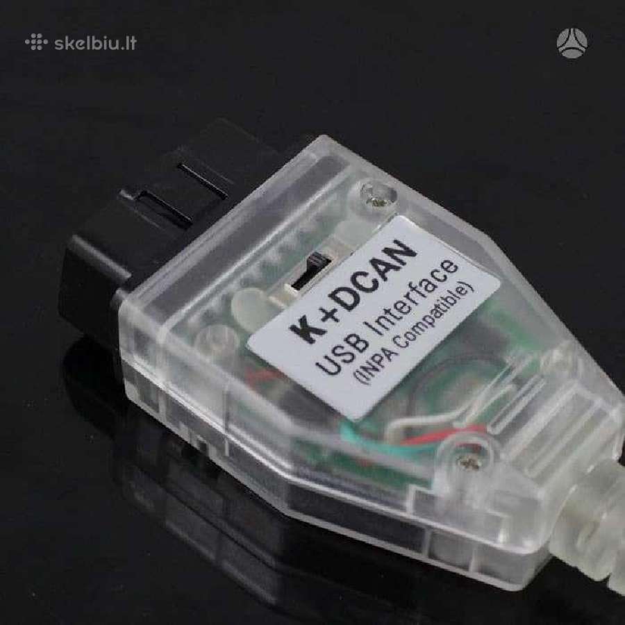 Bmw diagnostinis kabelis žalia plokštė su jungikli