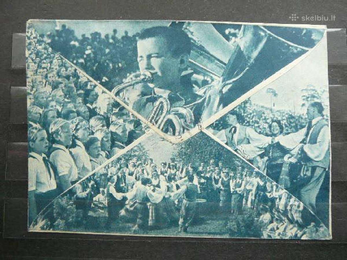 Ltsr 1960 Dainu svente Lietuva vokas vvk32 - nuotraukos Nr. 2