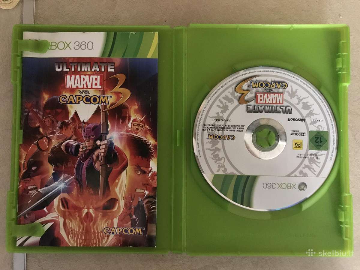 Parduodu xbox360 zaidima Ultimate marvel vs capcom - nuotraukos Nr. 4