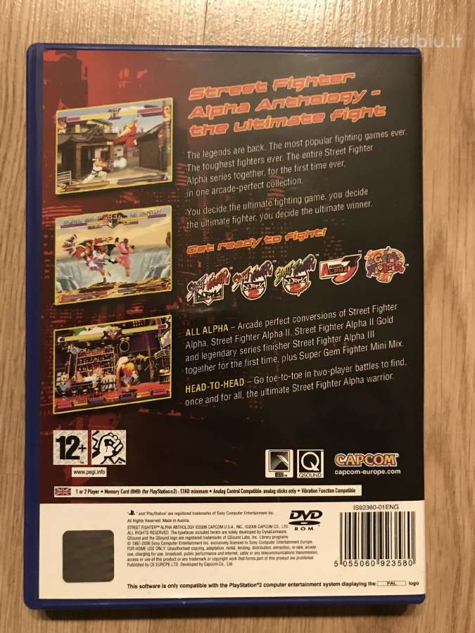 Ps2 Street Fighter Anthology Ps2 - nuotraukos Nr. 2