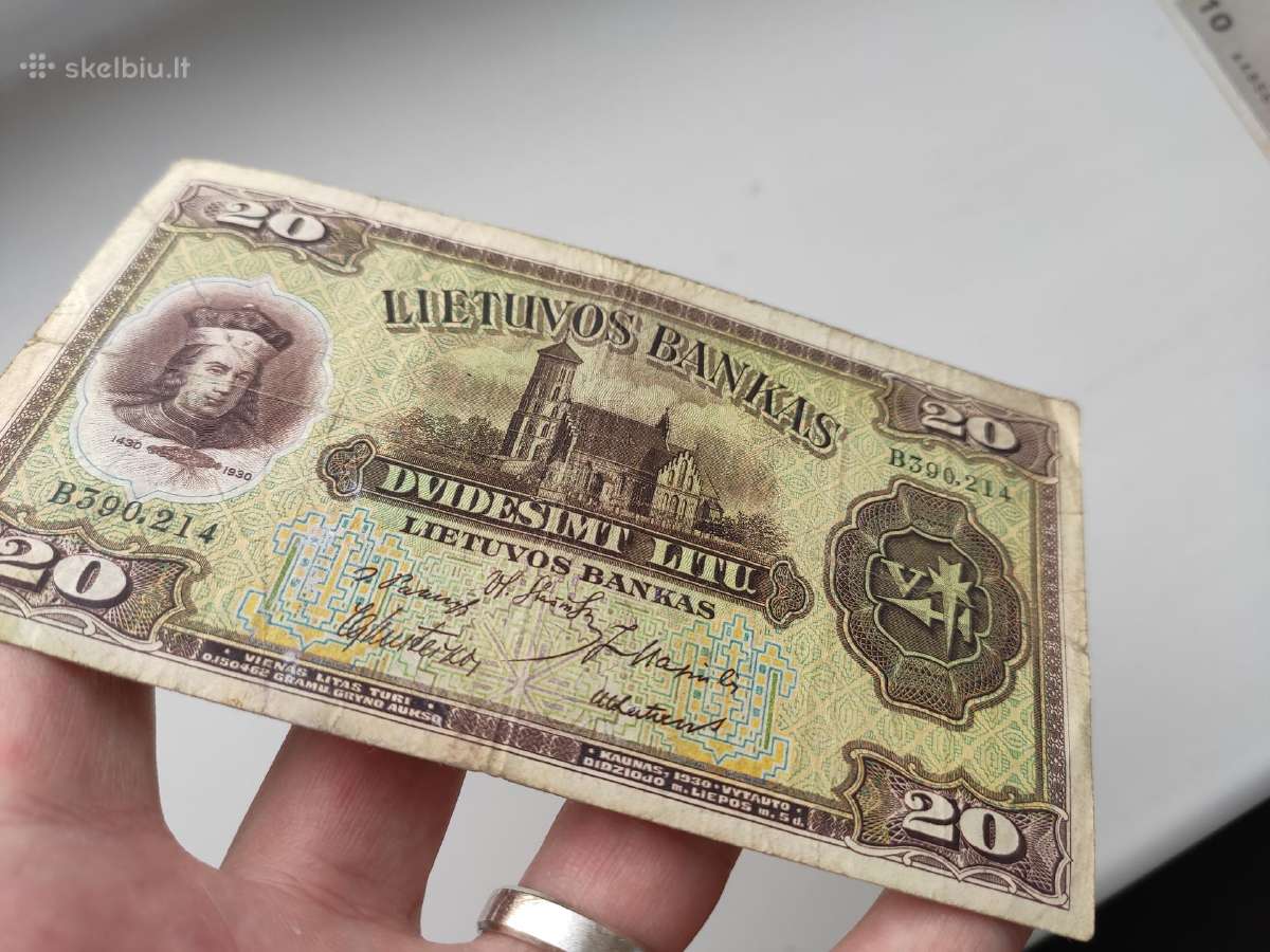 20 litu 1930 metu (gražus) - nuotraukos Nr. 3