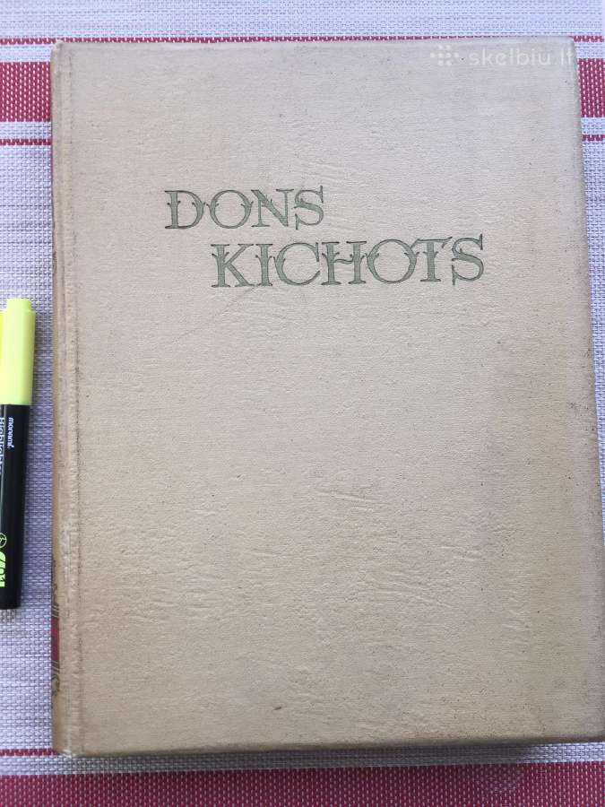 Seno gramata. Latviešu valoda. Dons Kihots 1956 m - nuotraukos Nr. 6