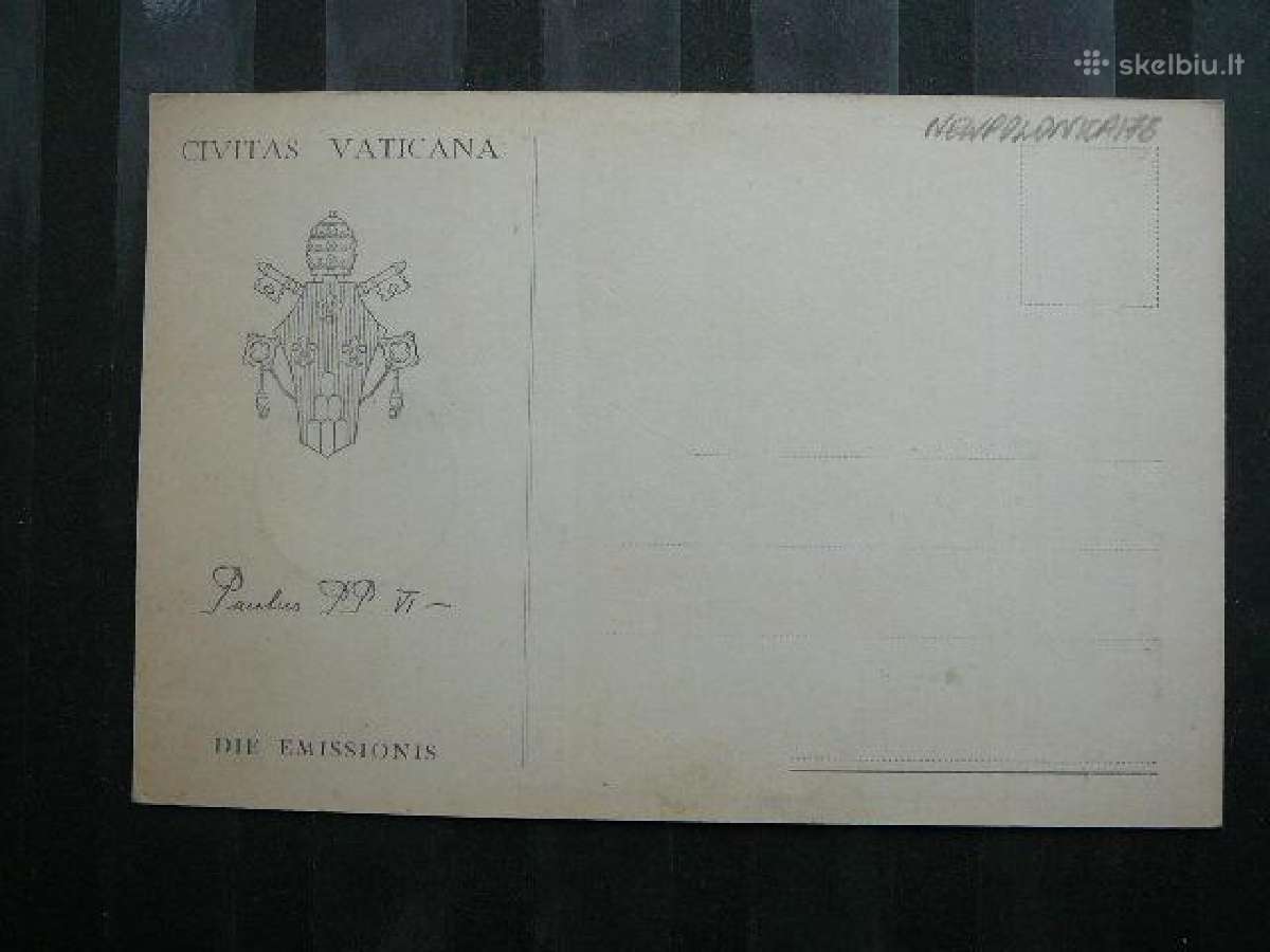 Vatikanas Ausros vartai Jadvyga Lietuva 1966 Km663 - nuotraukos Nr. 2