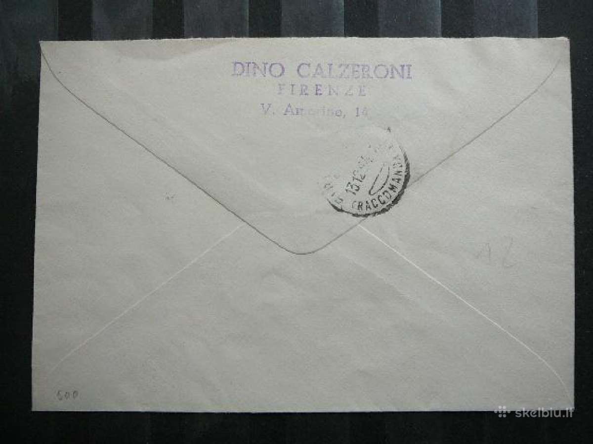 Vatikanas Ausros vartai Lietuva 1954 Fdc54 - nuotraukos Nr. 2