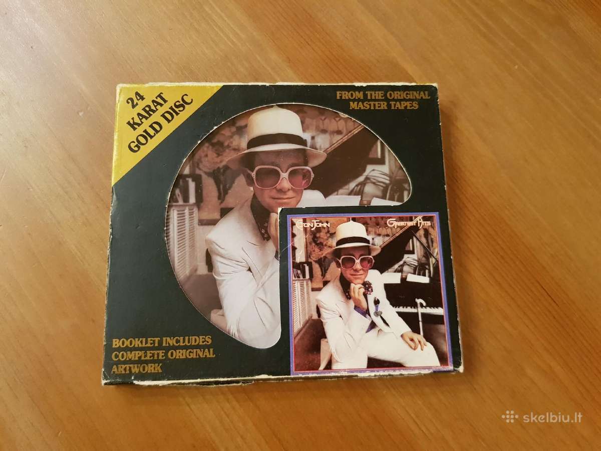 Elton John Greatest Hits (1994, 24 K Gold, CD)