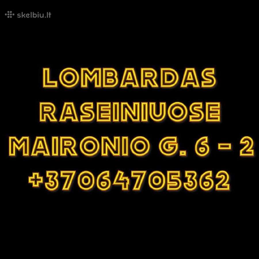 Lombardas Raseiniuose Maironio g. 6-2 - nuotraukos Nr. 3