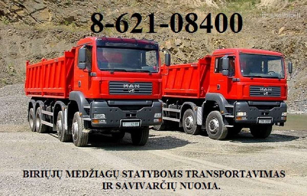 Smėlis Žvyras Skalda (birios Medžiagos)