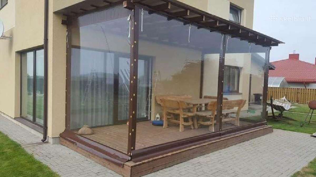 Skaidrūs tentai terasoms, pavėsinėms - nuotraukos Nr. 10