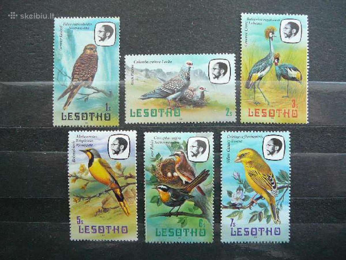 Pauksciai Lesoto svarus alb382