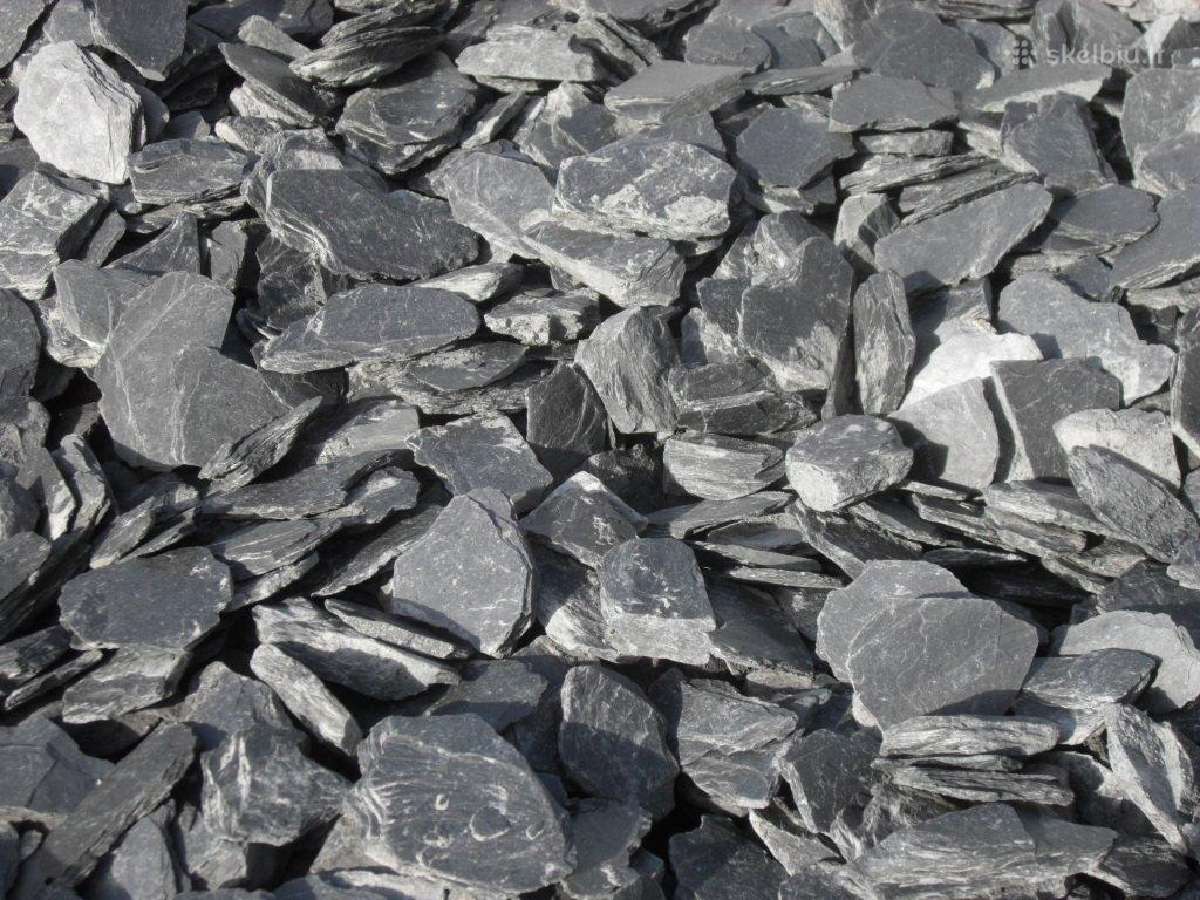 Dekoratyvinė skalda, gludinti akmenukai - nuotraukos Nr. 15