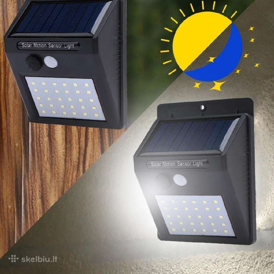 LED Lauko šviestuvai su saulės baterija - nuotraukos Nr. 9