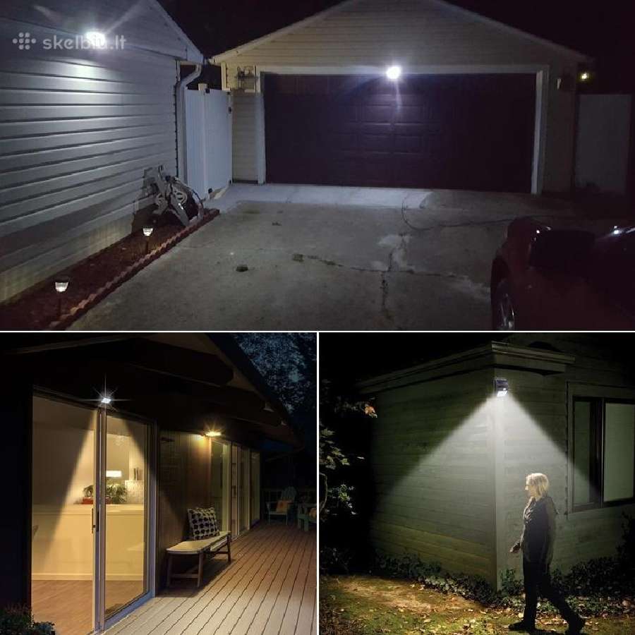 LED Lauko šviestuvai su saulės baterija - nuotraukos Nr. 10
