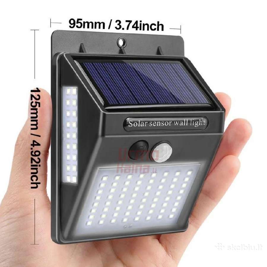 LED Lauko šviestuvai su saulės baterija - nuotraukos Nr. 16