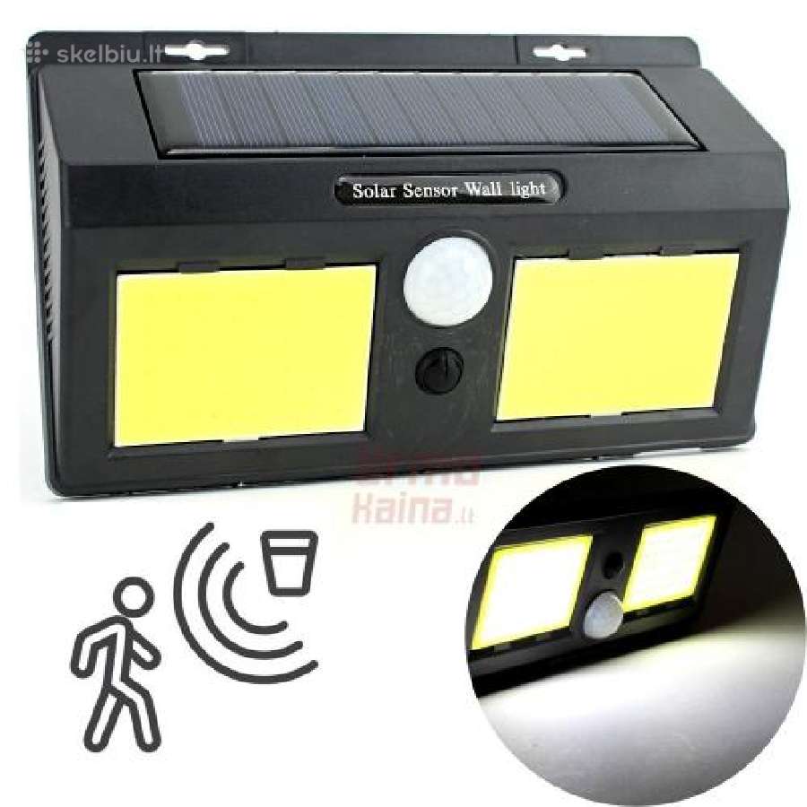 LED Lauko šviestuvai su saulės baterija - nuotraukos Nr. 26