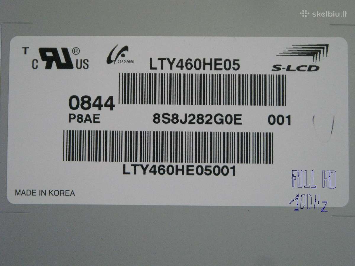 LG 47sl8500 Lc470wud (SB) (M4) Nr.12 (25,-eur - nuotraukos Nr. 23