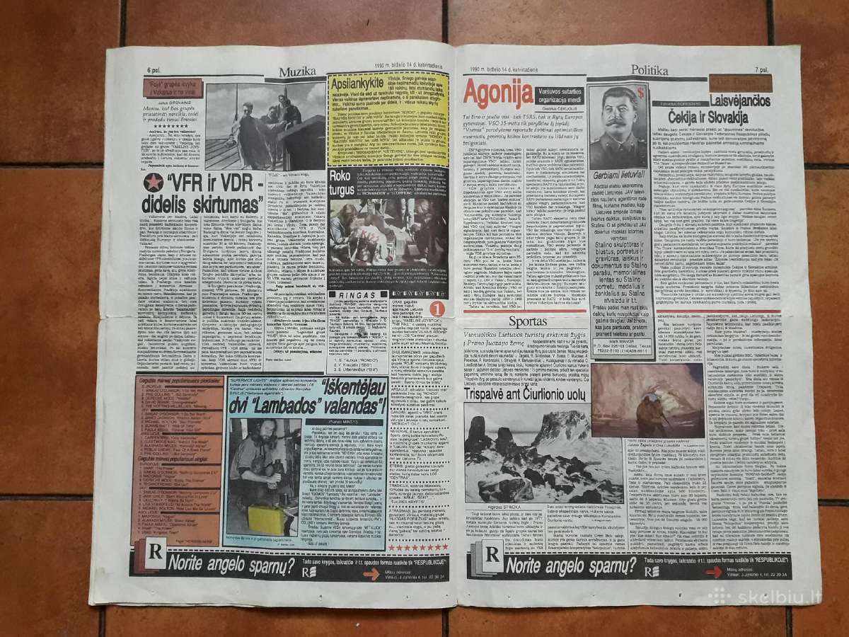 Unikalus "Respublikos" 1990 m. birželio 14d. Nr. - nuotraukos Nr. 4