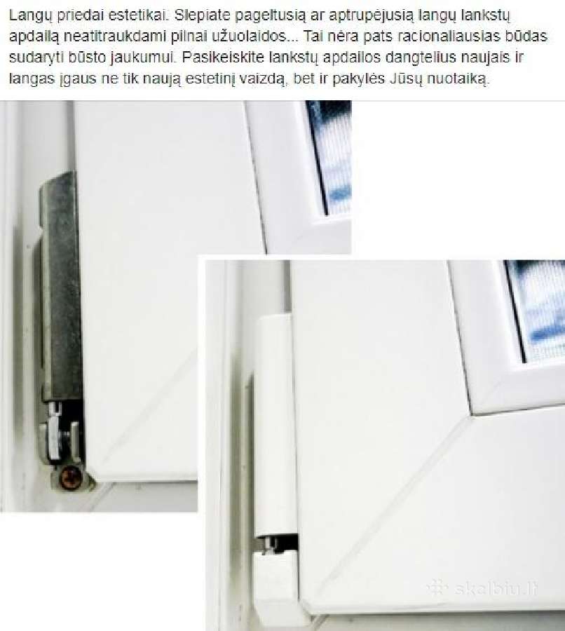Plastikinių langų lankstų dangteliai ( furnitūra ) - nuotraukos Nr. 20