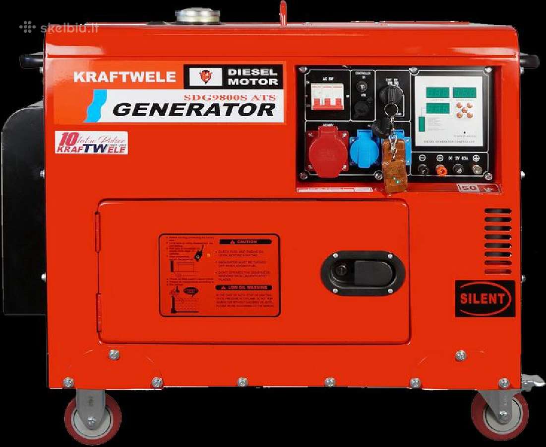 Dyzelinis elektros generatorius 9,8kw - nuotraukos Nr. 4
