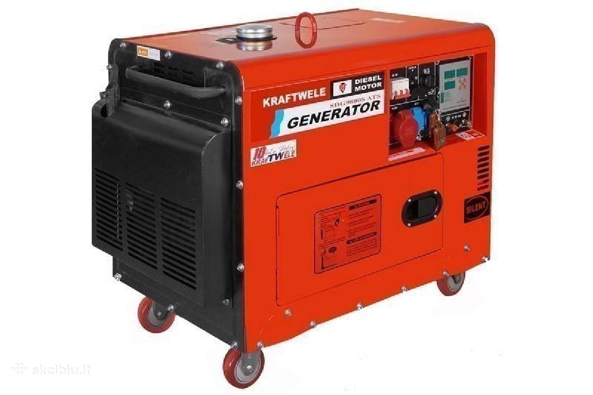 Dyzelinis elektros generatorius 9,8kw - nuotraukos Nr. 6
