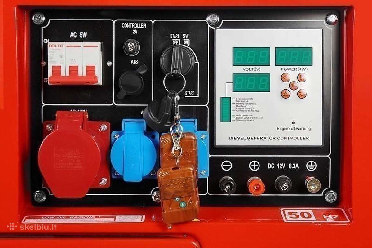 Dyzelinis elektros generatorius 9,8kw - nuotraukos Nr. 7