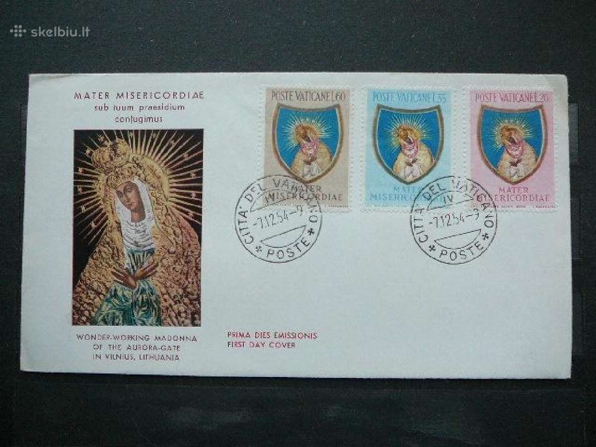 Vatikanas Ausros vartai Lietuva 1954 Pdv549r